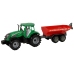 Green Tractor with Red Trailer Fractal Drive