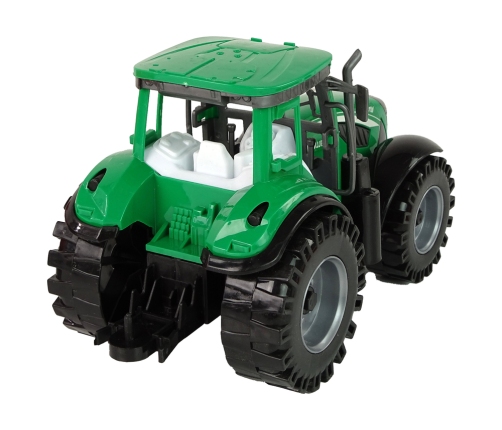 Green Tractor with Red Trailer Fractal Drive