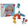 Children's carousel, animal clip, colorful