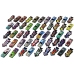 Set of 50 pieces of springs, colorful toy cars