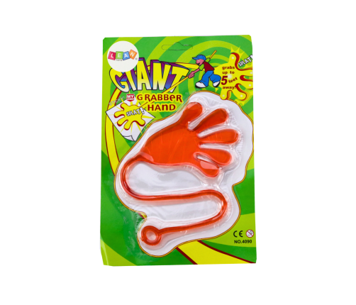 Sticky Hand Elastic Slime Orange