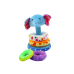 Plush Pyramid Elephant Educational Mascot Colorful 24 cm