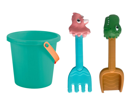 Sand Toy Set Dump Truck Bucket Molds Dinosaurs