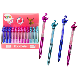 Flamingo Ballpoint Pen Blue Refill 0.7mm Mix