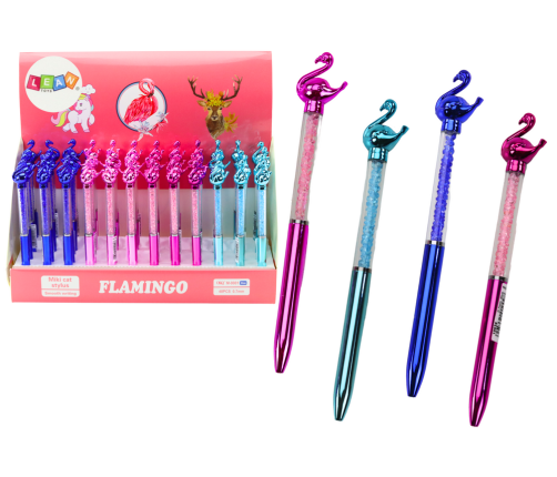 Flamingo Ballpoint Pen Blue Refill 0.7mm Mix