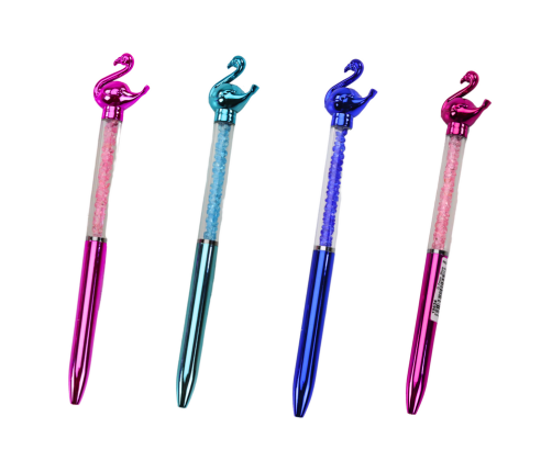 Flamingo Ballpoint Pen Blue Refill 0.7mm Mix