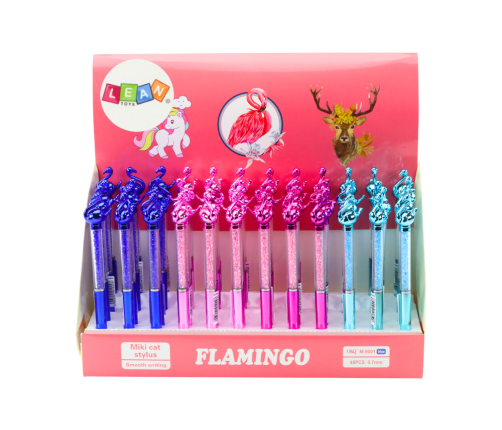 Flamingo Ballpoint Pen Blue Refill 0.7mm Mix