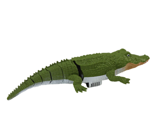 Remotely Controlled Water Crocodile Swimming Into Water By Remote Control