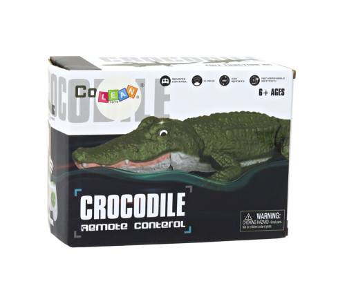 Remotely Controlled Water Crocodile Swimming Into Water By Remote Control