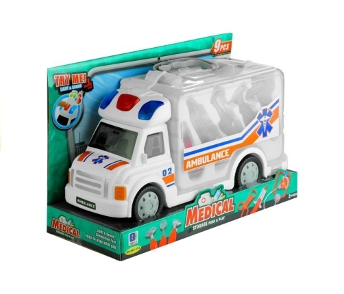 Doctor Play Set in an Ambulance Case 9 pcs