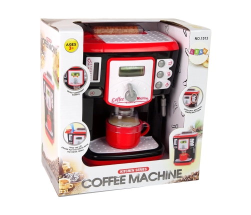 Coffee Machine Black and Red