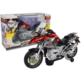 Battery-operated Motorcycle with Lights and Music Red