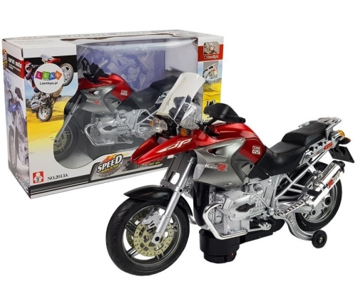 Battery-operated Motorcycle with Lights and Music Red