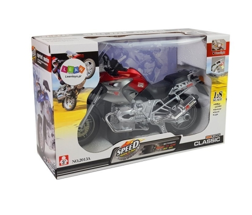 Battery-operated Motorcycle with Lights and Music Red