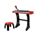 Keyboard Stand Chair 37 Keys Red