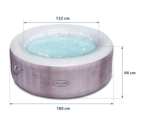 Bestway 60003 inflatable SPA Jacuzzi with massage and water heater