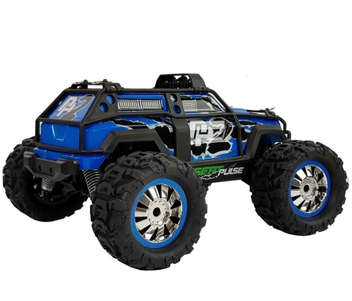 Rally Car Remote Controlled Blue 2.4G 1:18 35km/h