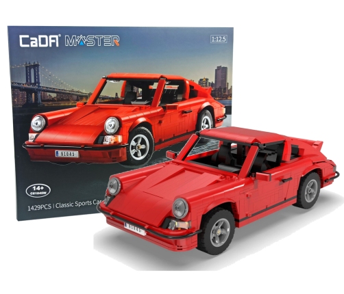 Construction Blocks Sports Auto Red CADA 3236 Elements