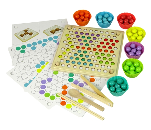 Wooden Game Beads Educational Board