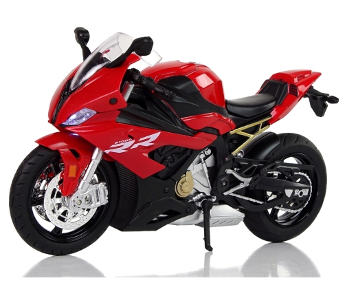 Motorbike Model BMW S1000RR Red Sounds Lights