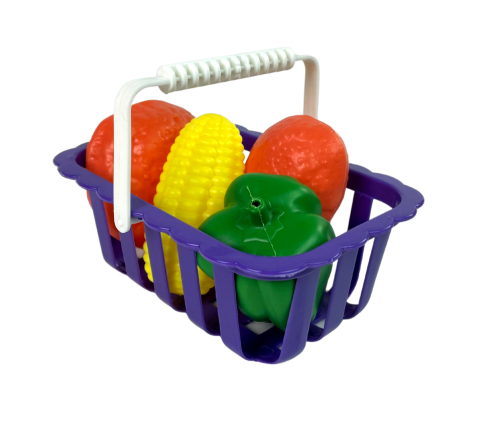 Children's Fiscal Cash Register Calculator Vegetable Basket