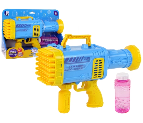 Soap Bubble Gun Bazooka 45 Hole Machine