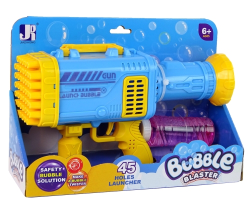 Soap Bubble Gun Bazooka 45 Hole Machine