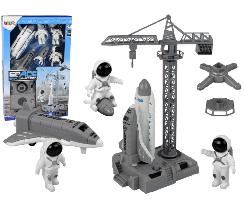 Space Platform Set Rocket Shuttle Figures Cosmos