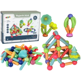 Magnetic Plastic Construction Blocks 78 Elements