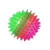 Spiked ball transparent 8.5cm with light bicolour HPA07