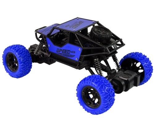 Remote Controlled Terrain Car R/C 1:18 Blue.