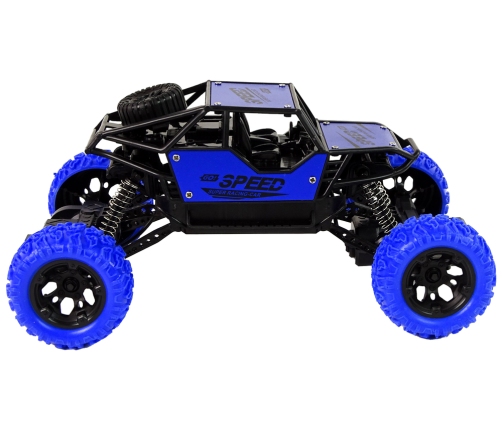 Remote Controlled Terrain Car R/C 1:18 Blue.