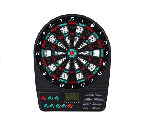 Electronic Dartboard Led Score Display Dart Board 18 Games 3 Darts 12 Spare Tips