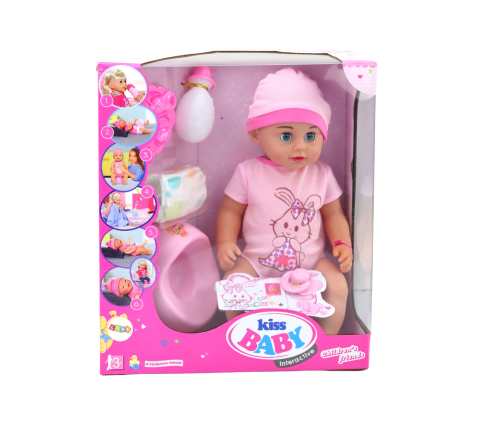 Baby Doll Peeing Bodysuit Hat Potty Bottle Accessories