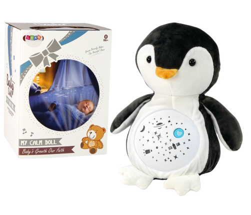 Teddy Bear Sleeping Lights Sounds Night and Day Mode Penguin