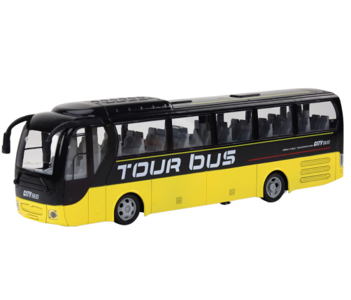 Remote Controlled RC Bus Yellow With Remote Control Light Effects