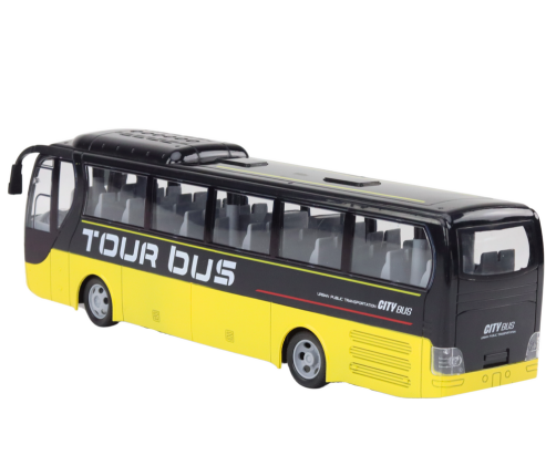 Remote Controlled RC Bus Yellow With Remote Control Light Effects