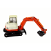 Metal Excavator with big Arm 1:50 Die Cast Model