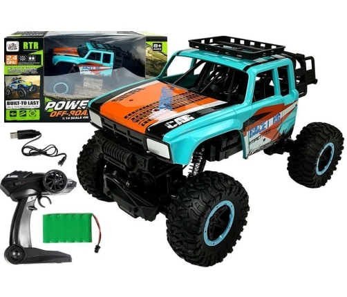 Remote controlled Car Off-road R/C 1:14 car Blue