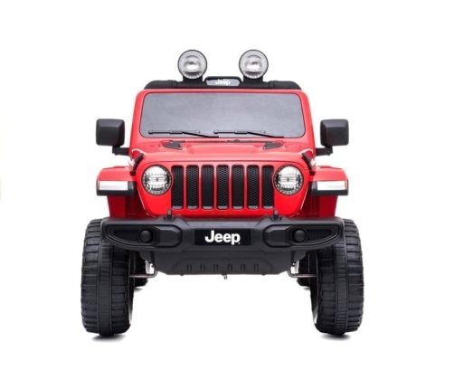 Divvietīgs bērnu elektromobilis Jeep Rubicon 4x4 Red