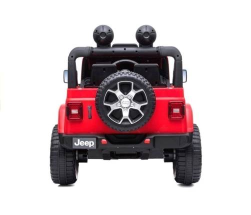 Divvietīgs bērnu elektromobilis Jeep Rubicon 4x4 Red