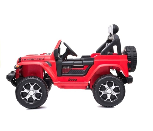 Divvietīgs bērnu elektromobilis Jeep Rubicon 4x4 Red