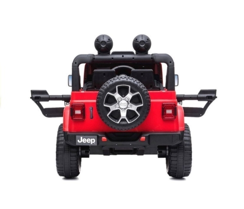 Divvietīgs bērnu elektromobilis Jeep Rubicon 4x4 Red