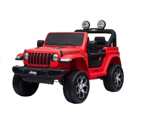 Divvietīgs bērnu elektromobilis Jeep Rubicon 4x4 Red