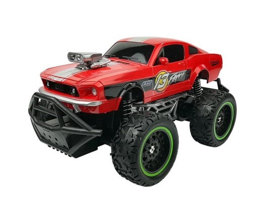 Remote controlled Car Off-road R/C Red High Wheels