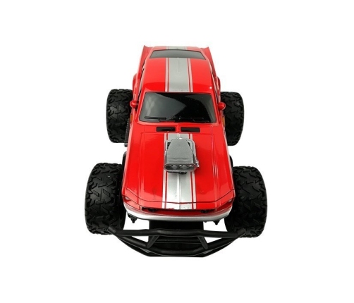 Remote controlled Car Off-road R/C Red High Wheels