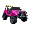 Divvietīgs bērnu elektromobilis Jeep WXE-1688 4x4 Pink