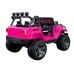 Divvietīgs bērnu elektromobilis Jeep WXE-1688 4x4 Pink