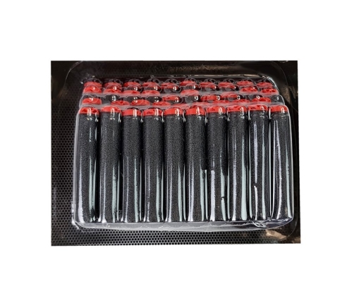 Foam Cartridge Gun 40 Piece Red/Black Target