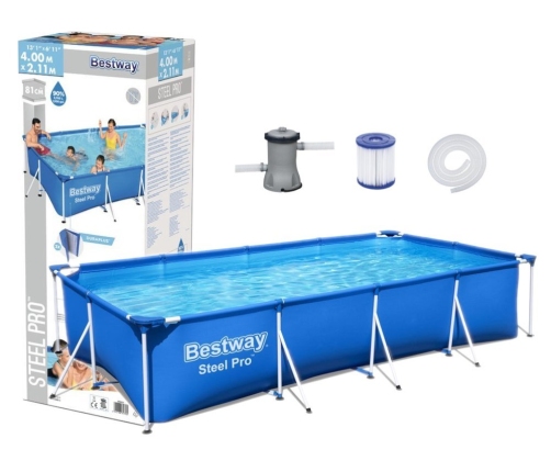 Frame Pool 400 x 211 x 81 cm Bestway 56424